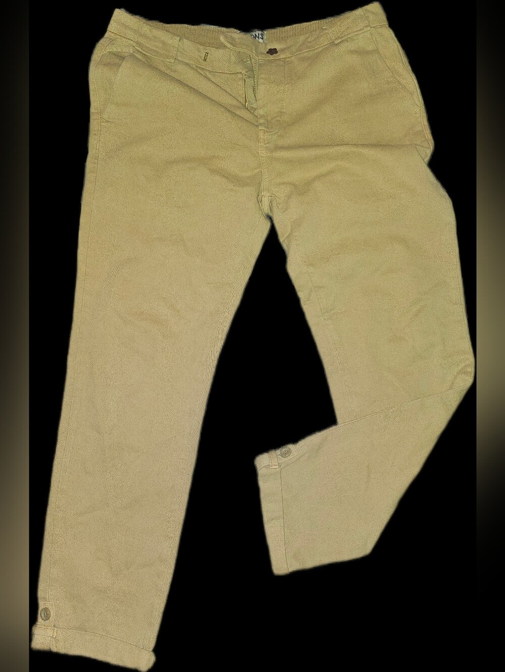 & SONS Light Khaki Casual Pants